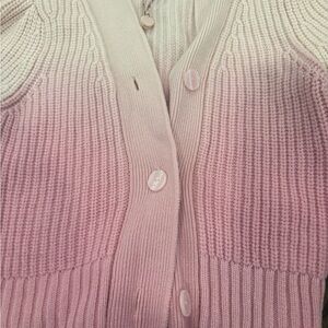 LoveShackFancy Blush Gradient Cardigan - kids